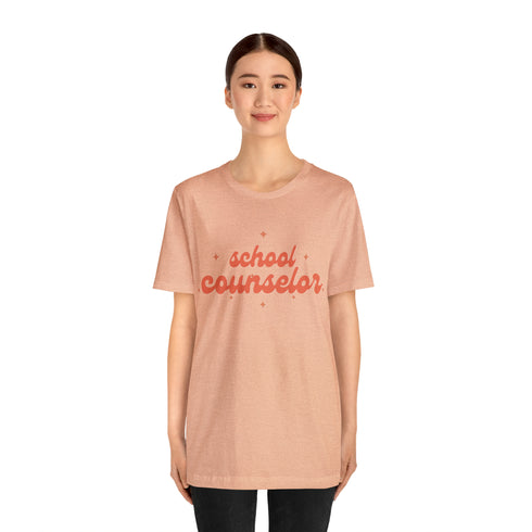 School Counselor Star Tee